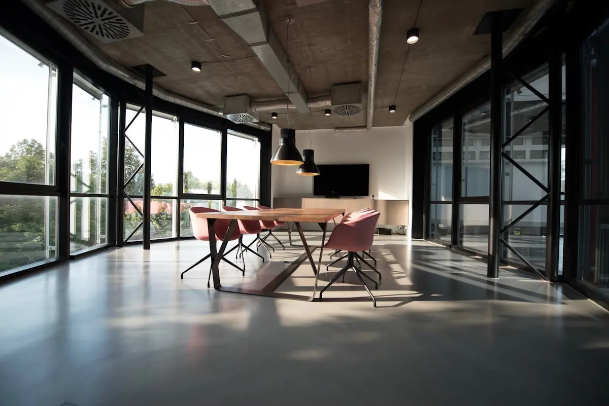Modern office interior representing the Vidhata Educare Ahmedabad office