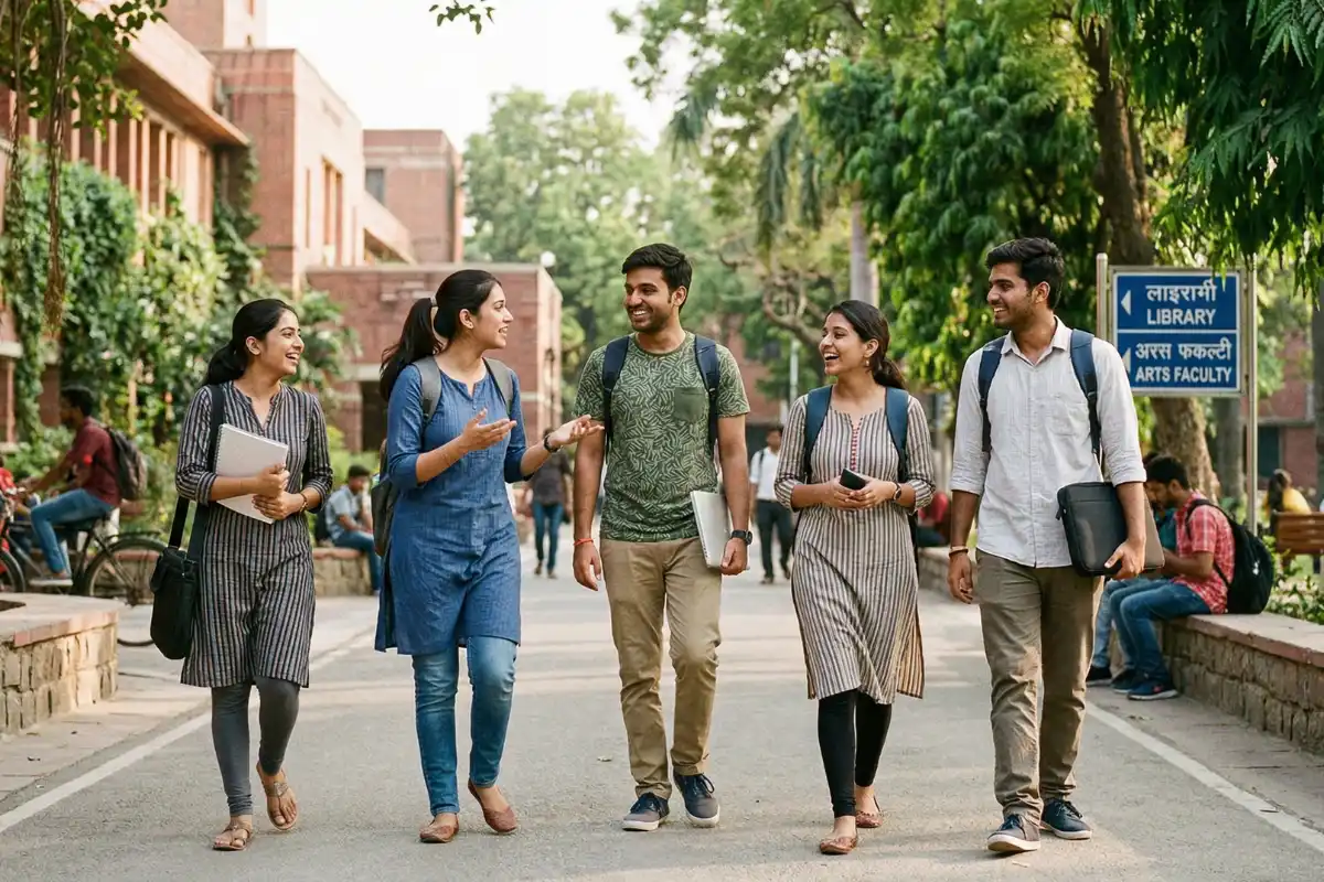 Ambitious students in a premium business leadership environment